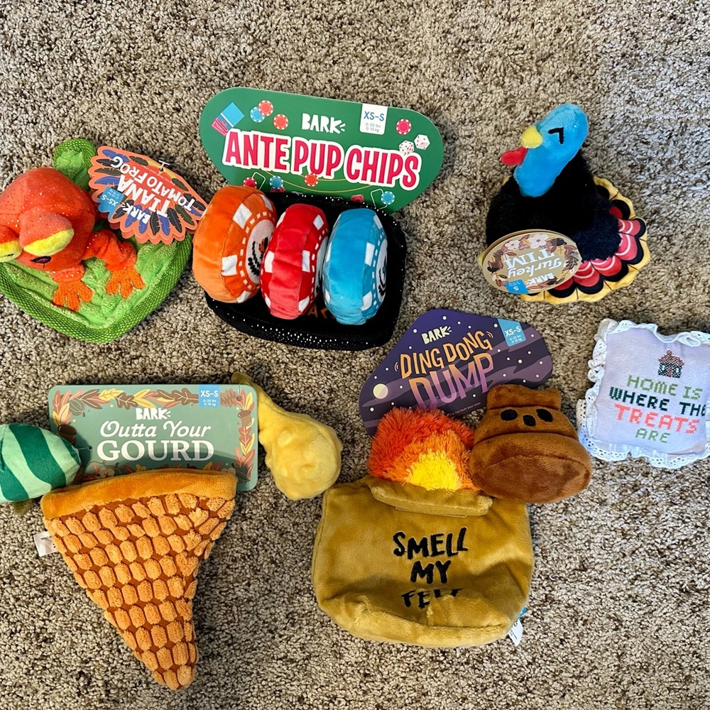 BarkBox XS-S Toy Lot